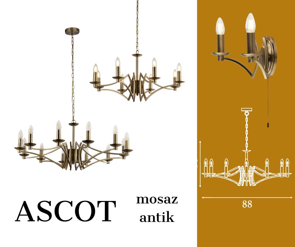kolekce antik mosaz Ascoti